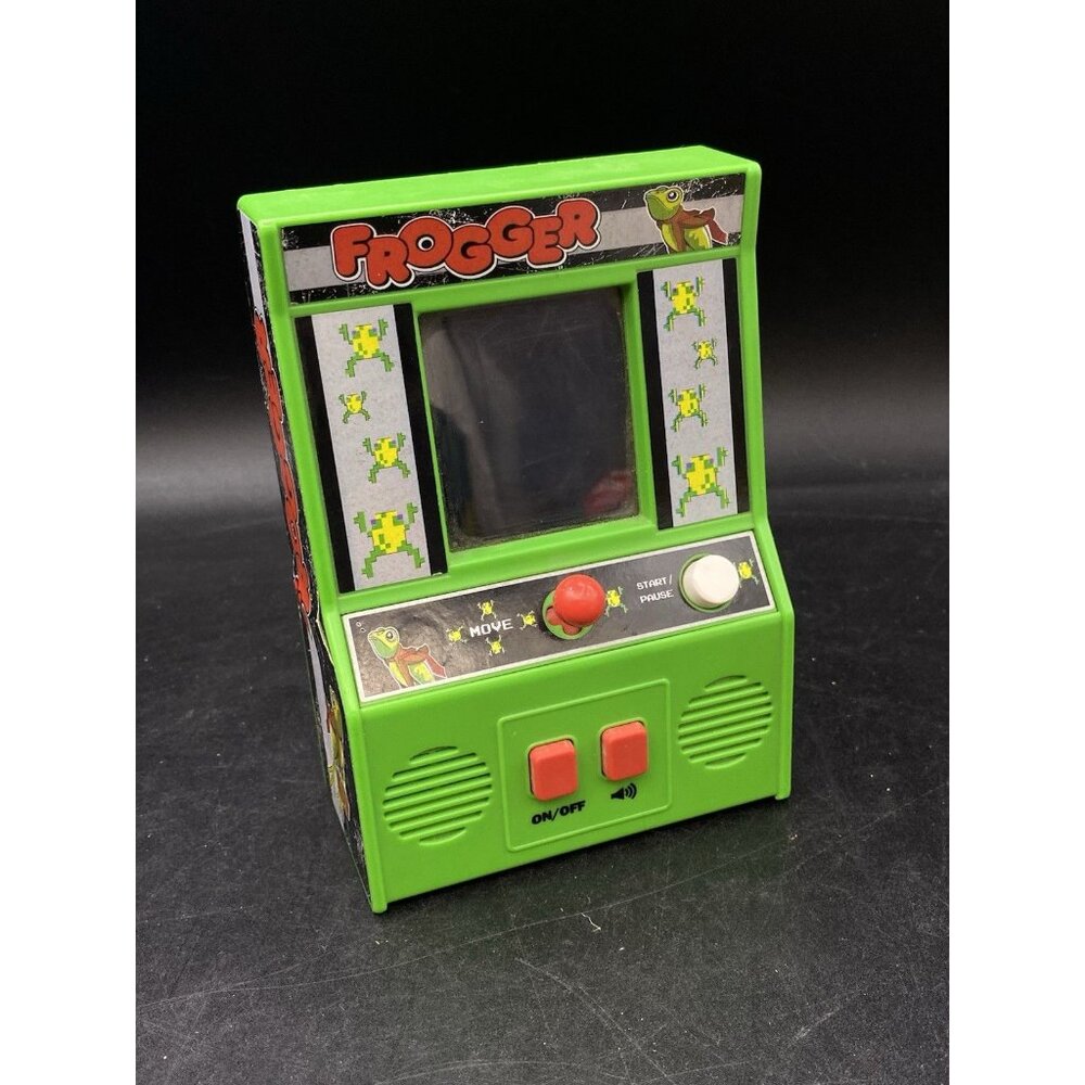 Frogger Mini Retro Handheld Arcade Game #09550 Konami Vintage WORKS